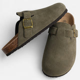 Legacy Sydney | Men’s Suede Mules – Sculpted Clog-Inspired Comfort