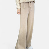 Legacy Sydney | Women’s Pure Wool Wide-Leg Knit Trousers