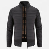 Legacy Sydney | Men’s Fleece Stand-Collar Patchwork Jacket