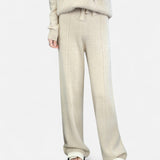 Legacy Sydney | Women’s Pure Wool Wide-Leg Knit Trousers