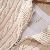 Legacy Sydney | Men’s Thick-Knit Turtleneck Zip Sweater