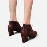 Legacy Sydney | Women’s Patent Leather V-Cut Ankle Boots