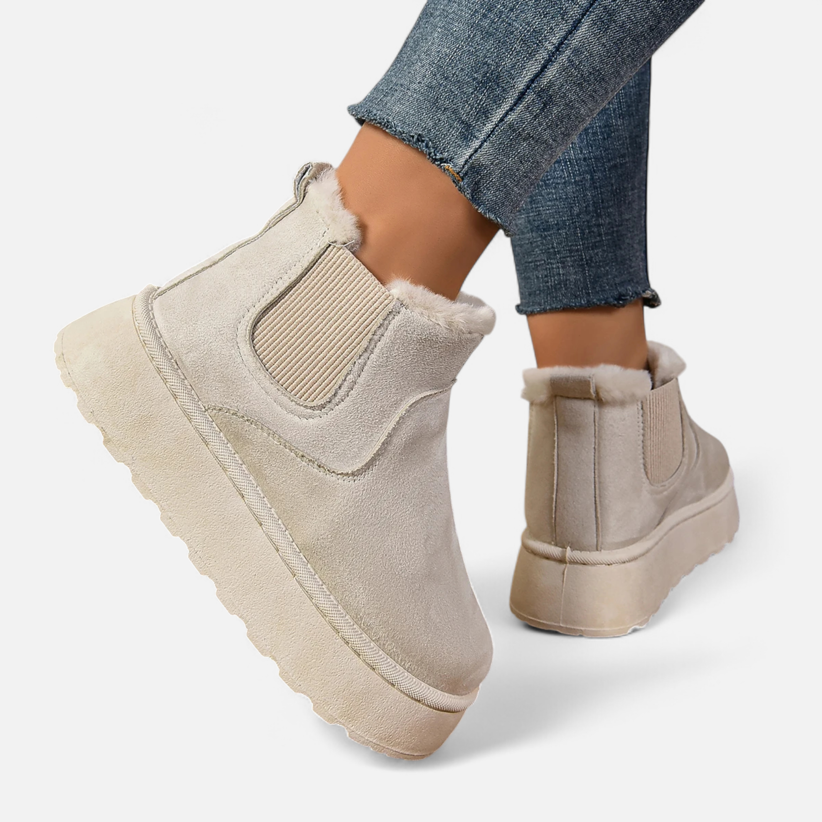 Legacy Sydney | Women’s Short Plush Platform Ankle Boots
