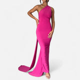 Legacy Sydney | Women’s Backless Scarf-Tie Evening Dress