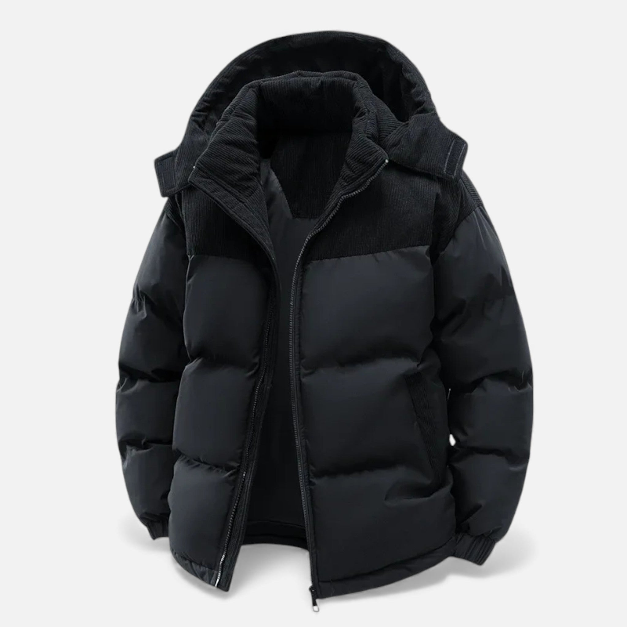 Legacy Sydney| Men’s Fleece-Lined Winter Jacket with Removable Hood