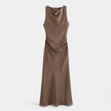 Legacy Sydney | Women’s Satin Slip Midi Dress