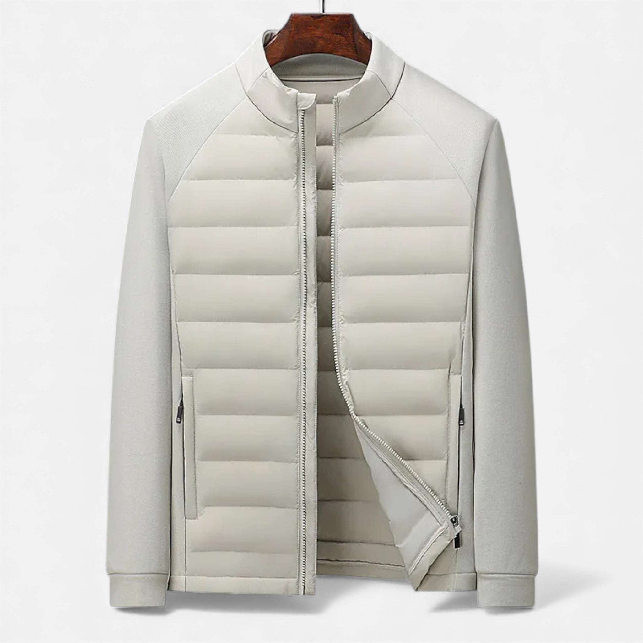 Legacy Sydney | Men’s Quilted Down Jacket with Stand-Up Collar