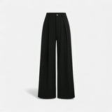 Legacy Sydney | Women’s Jacquard Pleated Wide-Leg Trousers