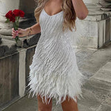 Legacy Sydney | Cute Feather Mini Dress