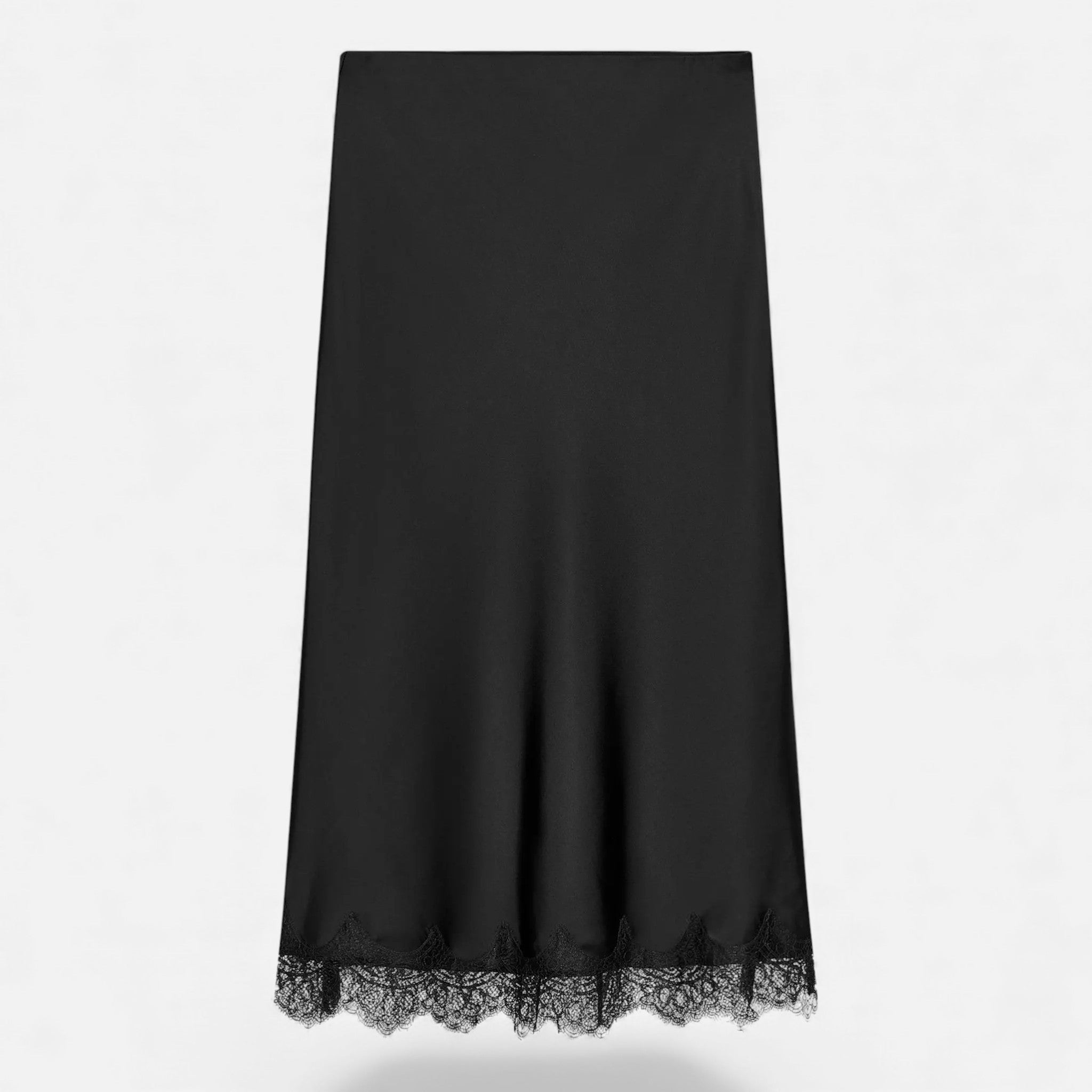 Legacy Sydney | Women’s Elegant Satin Midi Skirt