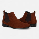 Legacy Sydney | Men’s Suede Square-Toe Chelsea Boots
