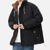 Legacy Sydney | Men’s Oversized Windproof Jacket with Stand Collar