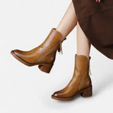 Legacy Sydney | Women’s Roman Leather Flat Heel Boots