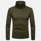Legacy Sydney | Men’s Slim Fit Turtleneck Sweater – Autumn Winter Stretch