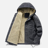Legacy Sydney| Men’s Lamb Fleece Hooded Winter Coat