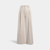 Legacy Sydney | Women’s Jacquard Pleated Wide-Leg Trousers