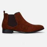 Legacy Sydney | Men’s Suede Square-Toe Chelsea Boots