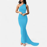 Legacy Sydney | Women’s Backless Scarf-Tie Evening Dress