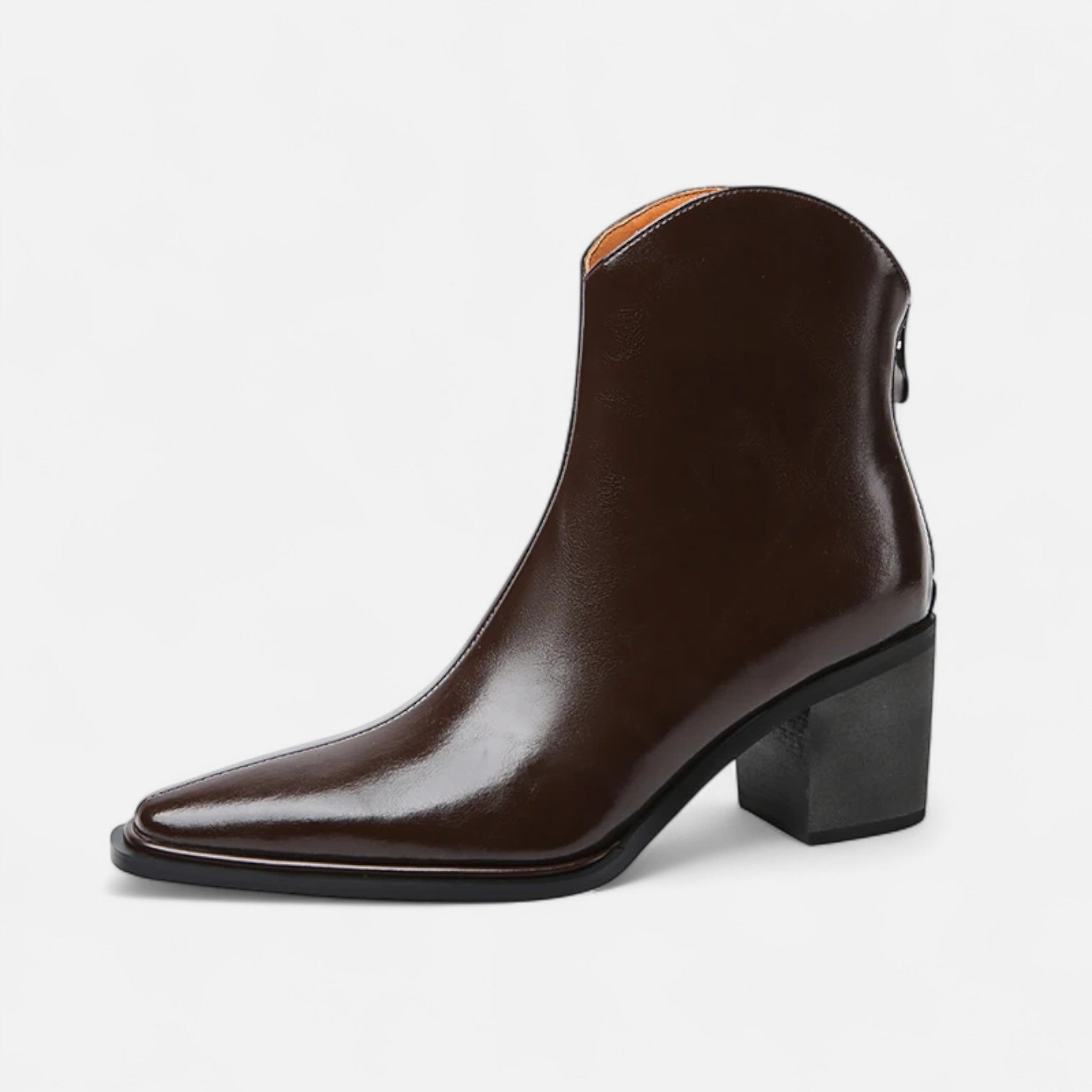 Legacy Sydney | Women’s Pointed Toe PU Leather Heeled Boots