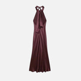 Legacy Sydney | Women’s Backless Satin Long Dress