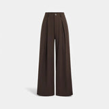 Legacy Sydney | Women’s Jacquard Pleated Wide-Leg Trousers
