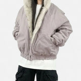 Legacy Sydney | Women’s Winter Hooded Coat – Fur Collar Vintage Style