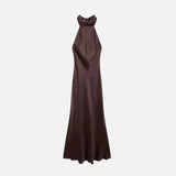 Legacy Sydney | Women’s Backless Satin Long Dress