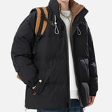 Legacy Sydney | Men’s Oversized Windproof Jacket with Stand Collar