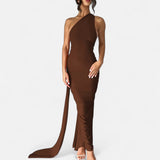 Legacy Sydney | Women’s Backless Scarf-Tie Evening Dress