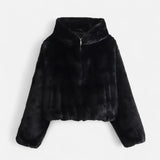 Legacy Sydney | Women’s Hooded Faux Fur Coat – Winter Luxe Comfort