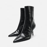 Legacy Sydney | Women’s Pointed-Toe Heeled Boots – Retro Luxe Flair