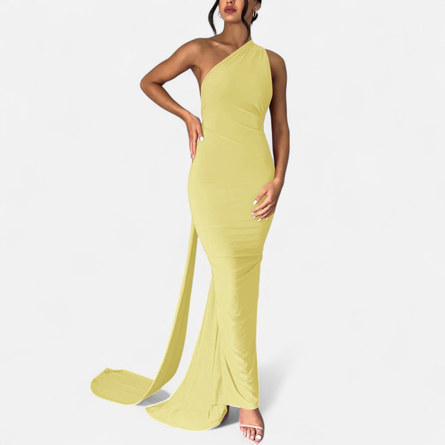 Legacy Sydney | Women’s Backless Scarf-Tie Evening Dress