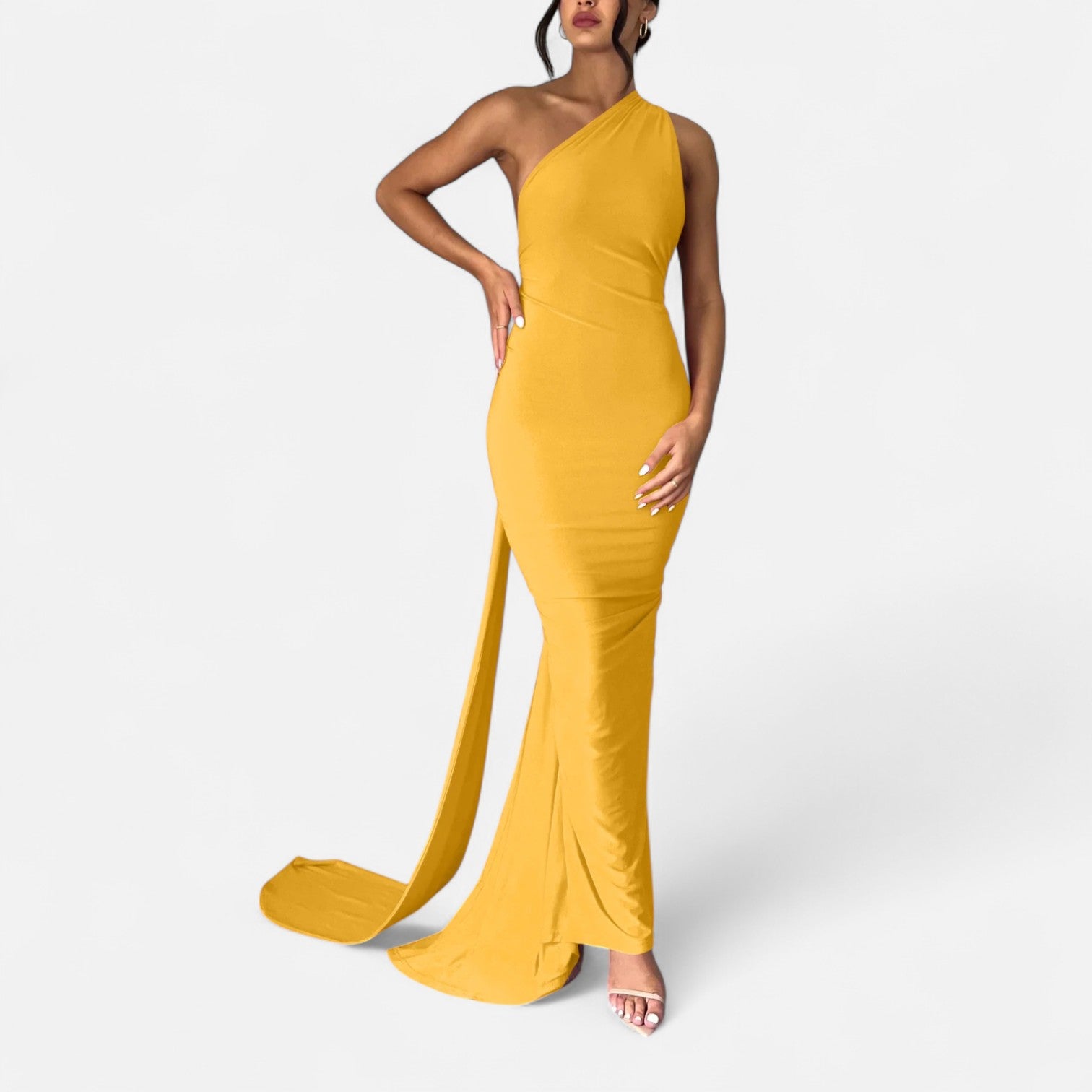 Legacy Sydney | Women’s Backless Scarf-Tie Evening Dress