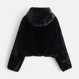 Legacy Sydney | Women’s Hooded Faux Fur Coat – Winter Luxe Comfort