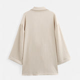 Legacy Sydney | Women’s Wrinkled Suit Jacket & Pants Set – Sculpted Autumn Elegance