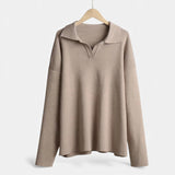 Legacy Sydney | Women’s Cashmere-Feel Polo Lounge Set with Elegant Knit Detail