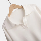 Legacy Sydney | Women’s Cashmere-Feel Polo Lounge Set with Elegant Knit Detail