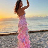 Airborne Summer Formal Maxi Dress