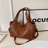 Legacy Sydney | Faux Leather Shoulder Duffle Bag