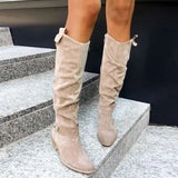 Women's Suede Knee-High Boots