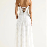 Annabelle Lace Wedding Guest Maxi Dress