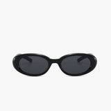 Legacy Sydney | Retro Oval Black Sunglasses
