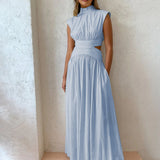 Elegant Sleeveless Formal Occasion Maxi Dress