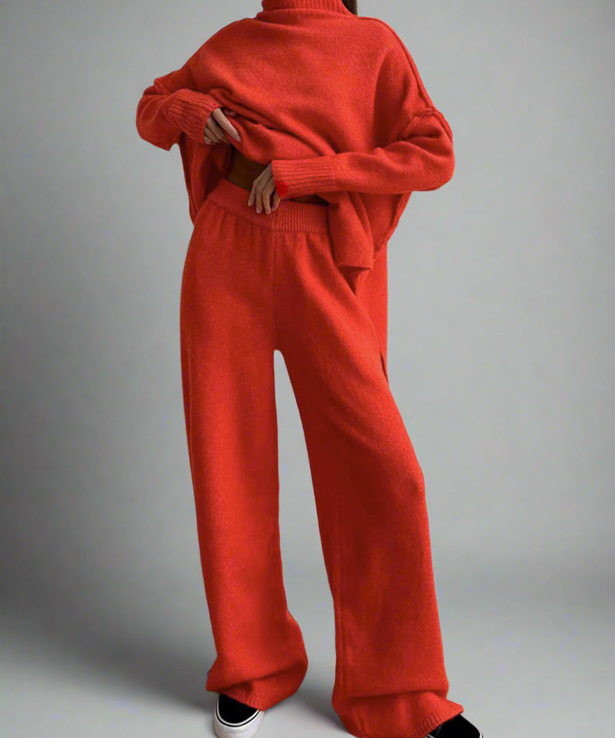 Legacy Sydney | Soft Knit Turtleneck Lounge Set