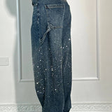 Legacy Sydney | Balloon carpenter shiny denim jeans