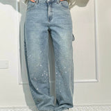 Legacy Sydney | Balloon carpenter shiny denim jeans