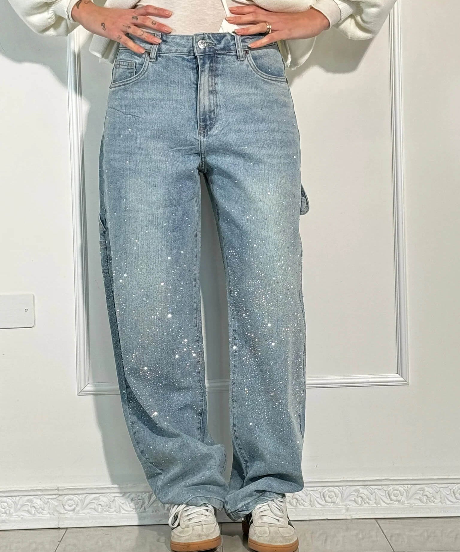 Legacy Sydney | Balloon carpenter shiny denim jeans