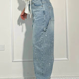 Legacy Sydney | Balloon carpenter shiny denim jeans