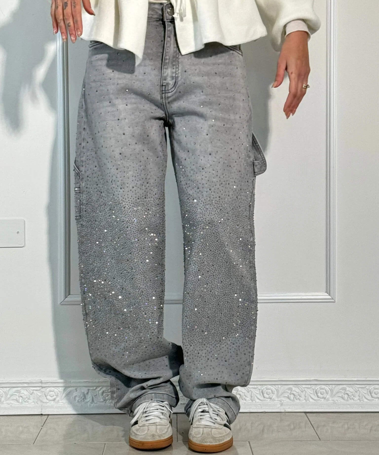 Legacy Sydney | Balloon carpenter shiny denim jeans