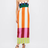 Bengal Multi Paloma Summer Maxi Dress